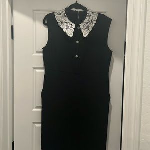 Maje size 40/us 10 black dress